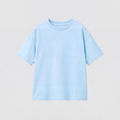 Light blue t-shirt on a light gray background
