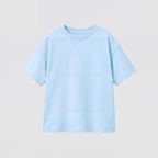 Light blue t-shirt on a light gray background