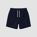 Dark Blue Cotton Shorts