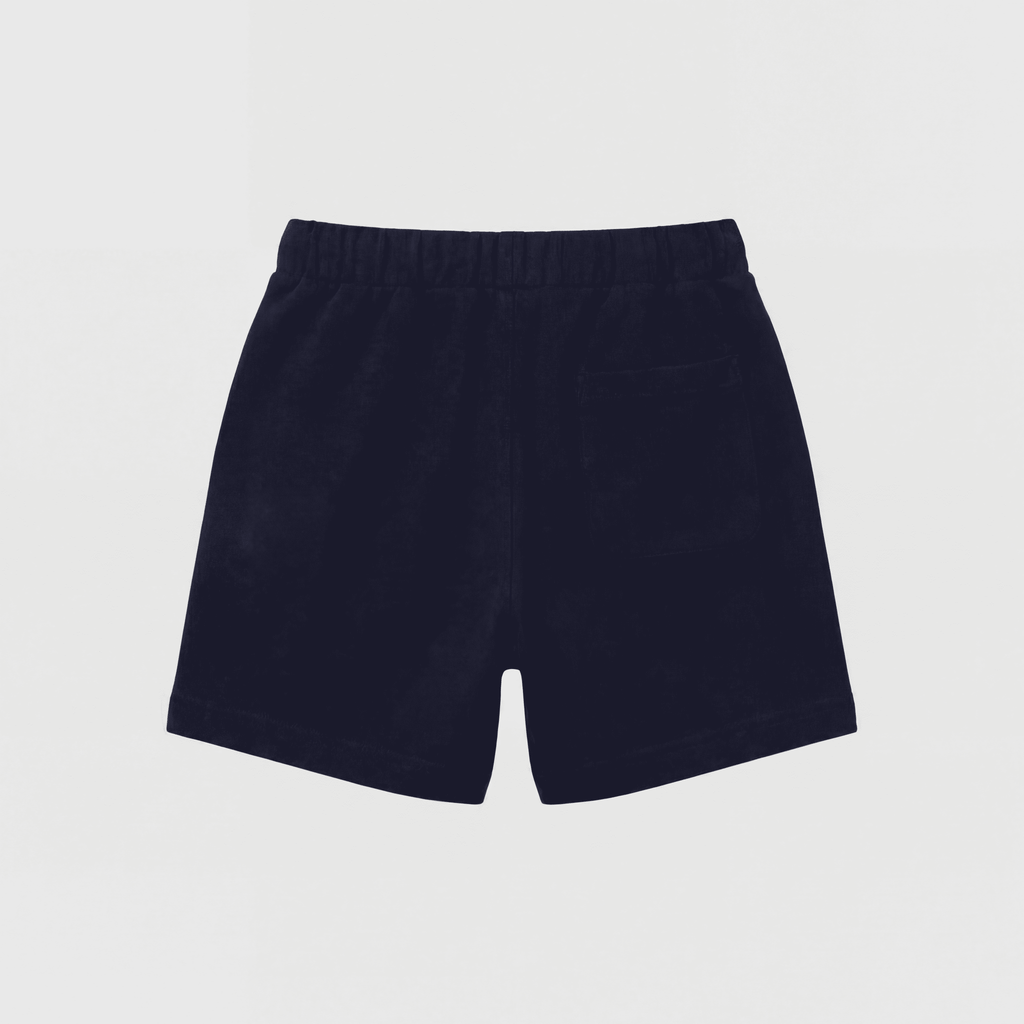 Dark Blue Cotton Shorts