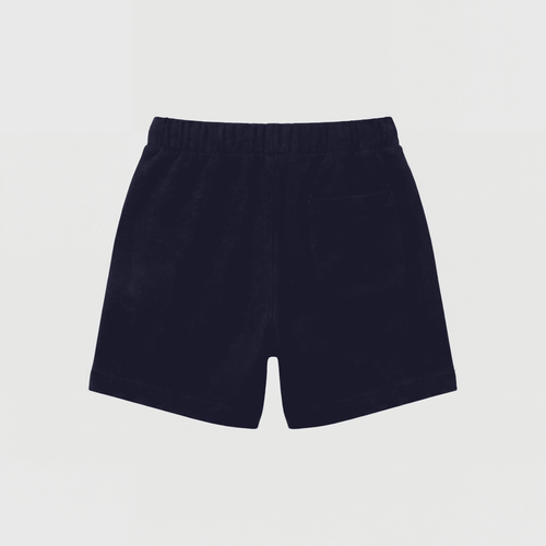 Dark Blue Cotton Shorts