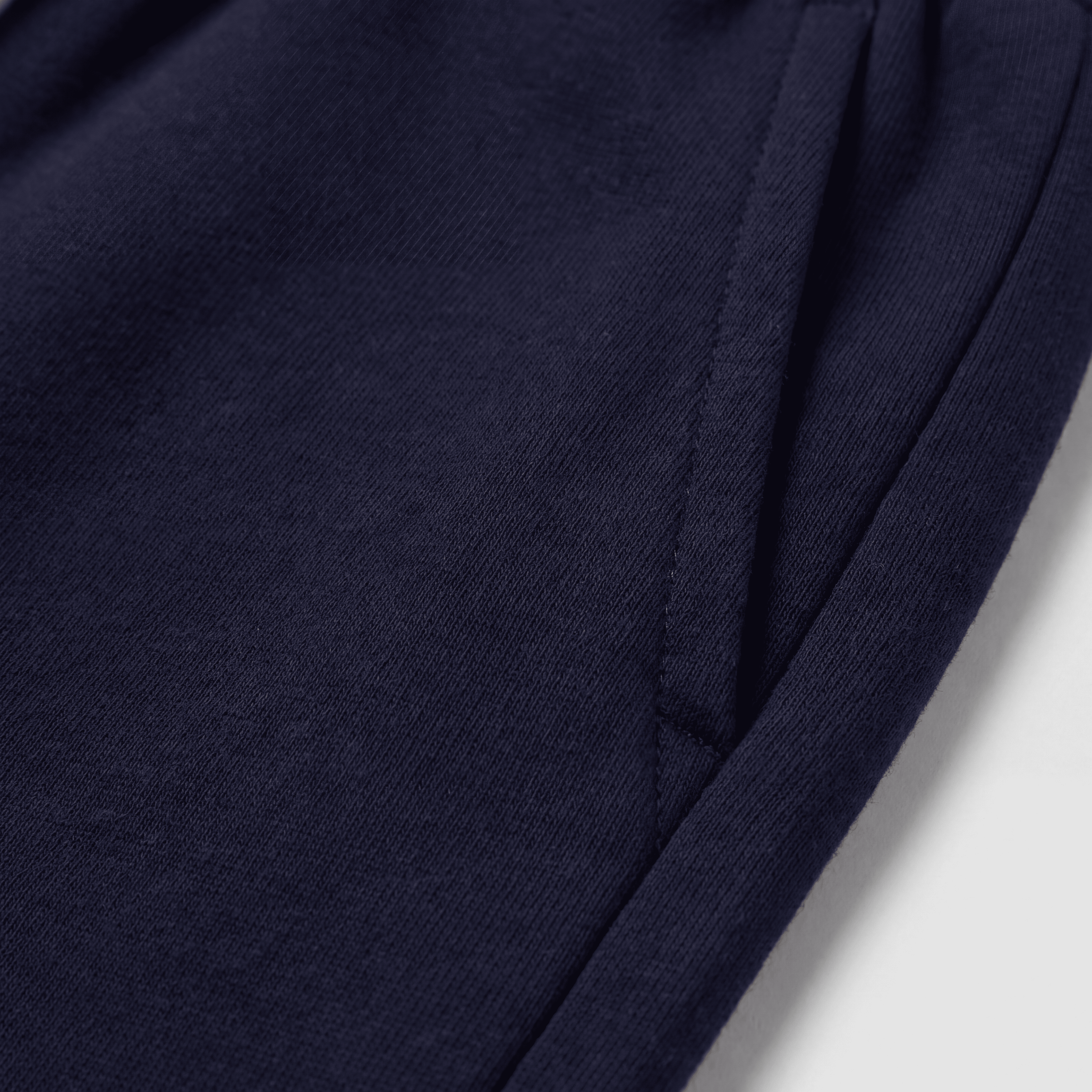Dark Blue Cotton Shorts