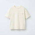 Beige t-shirt on a light gray background