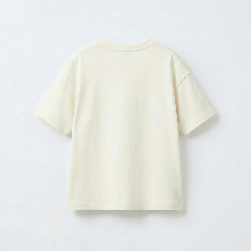 Light yellow t-shirt on a white background
