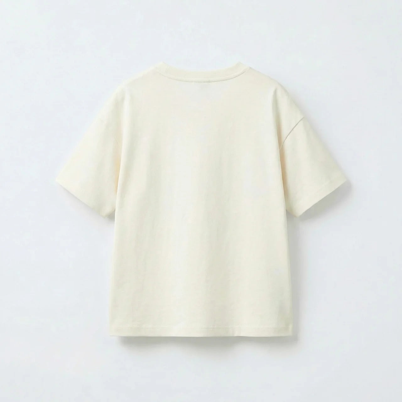 Light yellow t-shirt on a white background